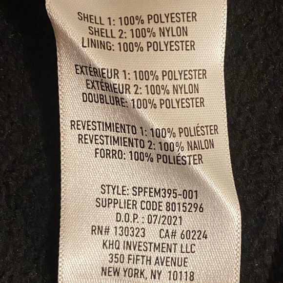 Spyder Black Therma Web Water Resistant Full Zip Jacket Women's NWT - Picture 6 of 9